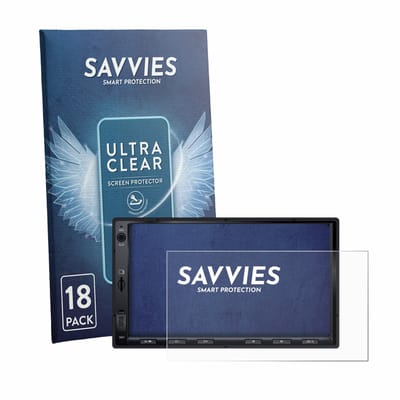 Savvies - Screenprotector voor Atoto A5LG2A7T 7" - Folie Beschermfolie transparant 18 Stuks