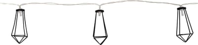 Bo-Camp - Industrial - Lichtketting - Galvin - 10 Lichten - 5 Lumen - Zwart
