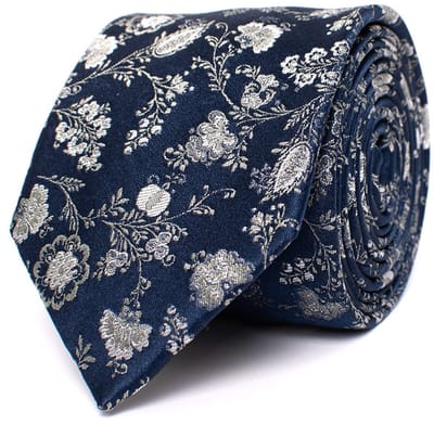 Tresanti DOUGLAS Silk tie with flowers Green (TRTIIE362 - 900)