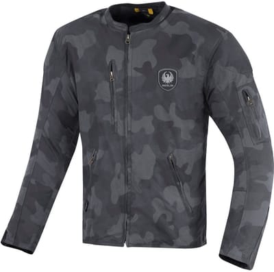 Merlin Covert Camo Blauw Wax Motorjas - Jas