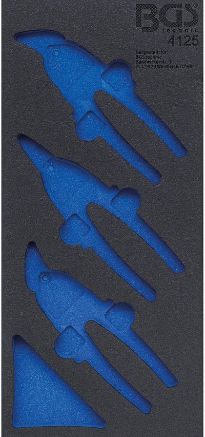 BGS werkplaatswageninzet 1/3 leeg voor art. 4125 - 4125-1