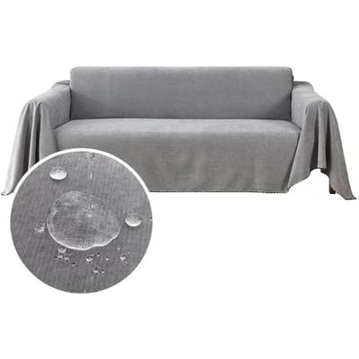 1PC Effen Kleur Waterdichte Bankhoes Bankdeken Stofdichte Doek Voor Slaapkamer Woonkamer Bankkussen S(90x180cm)