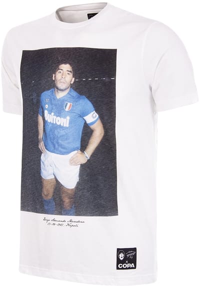 COPA Football - Maradona x COPA Napoli Thuis - T-Shirt - Heren - XXL - Wit