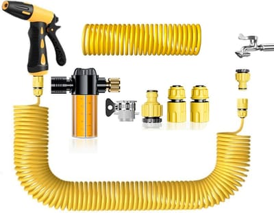 Uitbreidbare Tuinslang - Flexibele Slang Waterslang - Tuin Bewateren - Automatisch Intrekbaar - 40 Meter - Zwart