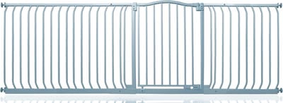 Safetots Klemhekje met Gebogen Bovenkant, 225cm - 234cm, Mat Grijs