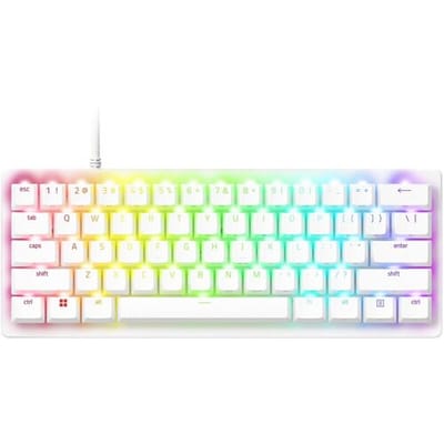 Razer Huntsman V3 Pro Mini (60%) - Analog Optical Gen-2 - Gaming Toetsenbord - Zonder Numpad - Engels (US international) - Wit