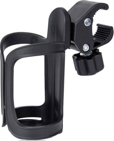 Universele Bekerhouder - Buggy Bekerhouder - Cupholder Kinderwagen - Wandelwagen flessenhouder - 360 graden rotatie - Eenvoudig te Monteren - drinkwater - bekerhouder - snelsluiting - universeel - voor fietsen, mountainbikes, kinderwagen en rolstoel