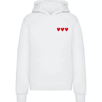 Dames Hoodie Miss Tee Amour Toujours Heart