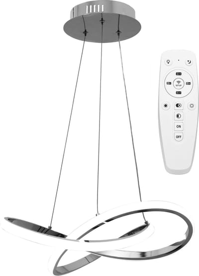 MODERNE LED RING PLAFONDLAMP + AFSTANDSBEDIENING APP390-CP GOUD