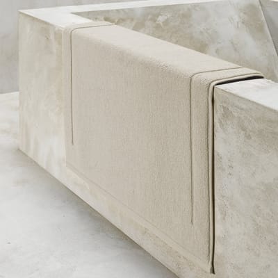 De Witte Lietaer Badmat Contessa, Sand - 60 x 60 cm - Katoen