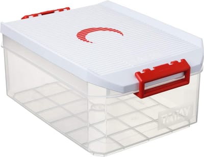 Medicijnbox met Kliksluiting - Transparante EHBO-doos voor Thuis en Op Reis