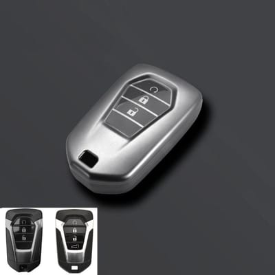 Grijze TPU Autosleutelhoes Afstandsbediening Fobs Cover Voor Isuzu New Mu-X X Series Dmax D-Max X-Terrain Pick-up Truck gray