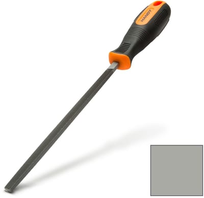 Precisievijl Vierkant – Second Cut – Middelgrof – Gehard Snijvlak – Ergonomische Rubber Handgreep – Geschikt Voor Metaal En Hout – Ideaal Voor Sleuven, Hoeken, Ontbramen En Nauwkeurig Afwerkwerk In Werkplaats Of Hobbygebruik [10610]