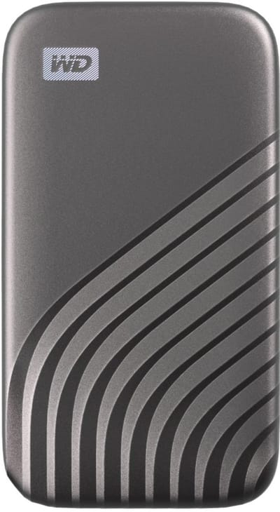 WD My Passport 2 TB Externe SSD harde schijf (2,5 inch) USB-C Grijs WDBAGF0020BGY-WESN