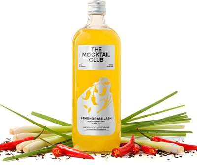 The Mocktail Club Lemongrass Lash 99cl – Mocktail alcoholvrij ready to drink | Aperitief zonder alcohol op basis van citroengras en zwarte thee