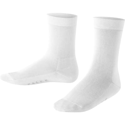 FALKE Cotton Finesse elegant fijn katoen sokken kinderen wit - maat 35-38