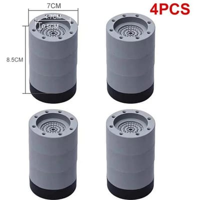 4 Stuks Wasmachine Anti-Vibratie Pads Verhogende Rubber Voeten Anti-Slip Geluidsdempend Meubel Nivelleerder Universele Dempers Vaste Basis