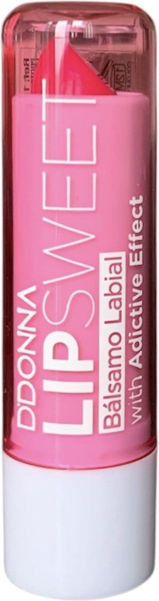 D'Donna - Magic Lipstick - Lippenbalsem - Verkleurende lippenbalsem - Verkleurende lipstick - Aardbei en Kauwgum - Strawberry and Bubble Gum - Roze - Nummer 2