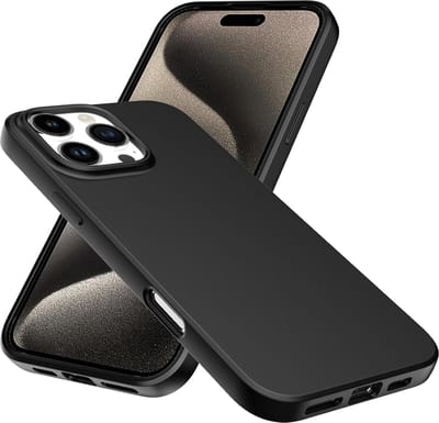 Hoesje geschikt voor iPhone 16 Pro Zwart - Siliconen hoesje geschikt voor Apple iPhone 16 Pro - Zwart
