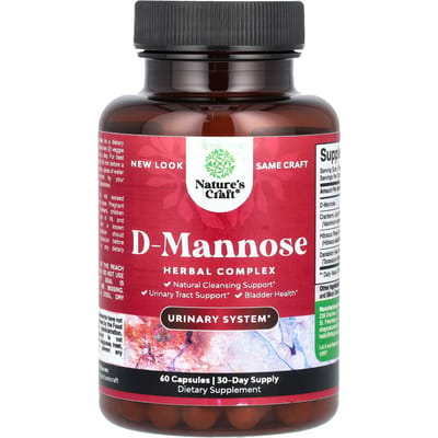 Nature's Craft, D-mannose, 60 capsules