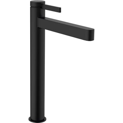 hansgrohe Finoris - Wastafelmengkraan - Ééngreeps bediening - Met afvoerplug - 260mm - Mat Zwart