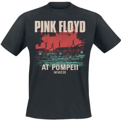Pink Floyd T-shirt - Pompeii Album Cover - S tot 3XL - voor Mannen - zwart