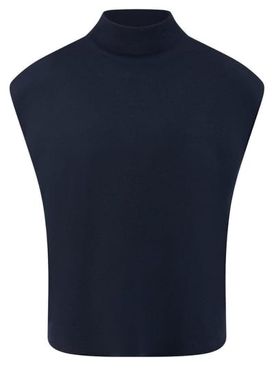 Sweatervest Van Peter Hahn blauw