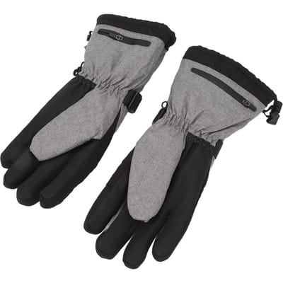 1 Paire Gants Chauffants Chauds Imperméables Sports d'Hiver Cyclisme Equitation Ski Gants Chauffants Électriques pour gray