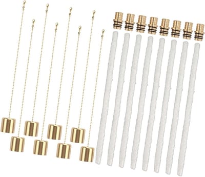 Flessenlamp Kit met 8 Pak Tiki Fakkels voor Tuin en Patio