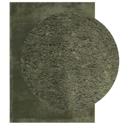 vidaXL - Vloerkleed - HUARTE - laagpolig - zacht - wasbaar - 120x170 - cm - bosgroen