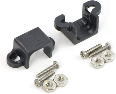 Micro Metal Gearmotor Bracket Pair - Black Pololu 989