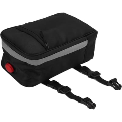 Porte-bagages arrière de vélo Sacoche de porte-bagages arrière multifonctionnelle étanche pour VTT Cyclisme black