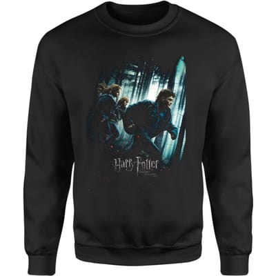 Harry Potter Deathly Hallows Part 1 Sweatshirt - Black - XS