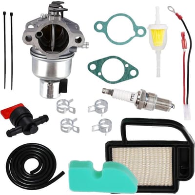 Geschikt voor Carburateur 20 853 33-s + 20 083 02-s Luchtfilter afstellingsset voor 253t Courage SR470 Four SR530 SR540 SR541 SR590 SR591 SR600 SR601 SR610 SR620 motor Husqvarna Toro MTD Cub Cadet