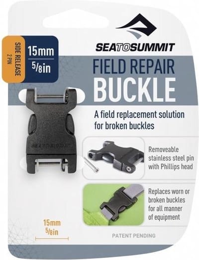 Sea To Summit Steekgesp Met 2 Uitneembare Pennen 15 Mm Zwart