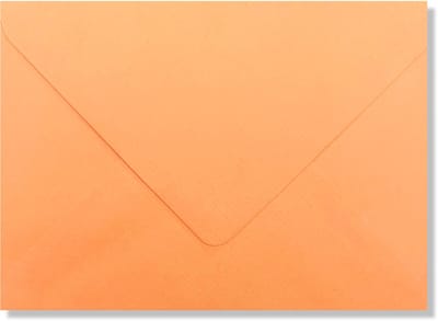 Cards & Crafts 100 Luxe C6 enveloppen - Zacht Oranje - 15,5x11,0 cm - 110 grams - 155x110mm