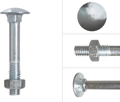 Wovar Slotbouten Verzinkt M12 x 90 mm | 50 stuks