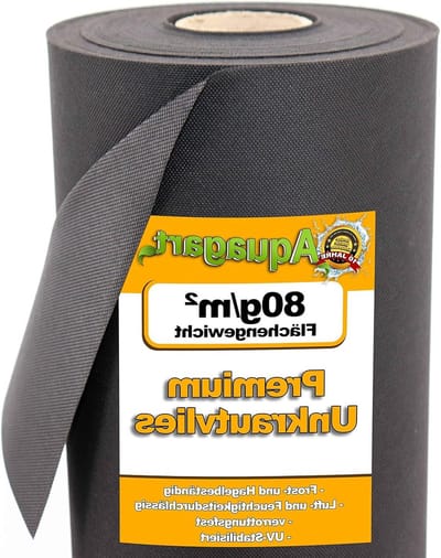 Onkruidvlies Tuin - Worteldoek Mulchvlies - Onkruid Vrij Houden - Scheurvast Waterdoorlatend - 1.5m Breed 184m - Zwart