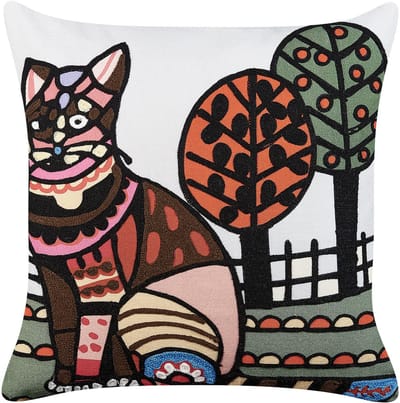 MEHSANA - Sierkussen - Multicolor - 50 x 50 cm - Katoen