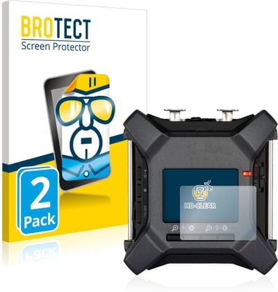 BROTECT - Screenprotector voor Zoom F3 field recorder - Folie Beschermfolie transparant 2 Stuks