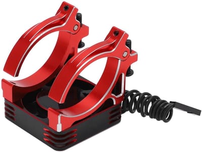 Dailygoody - Koelventilator - Metalen ventilator - Ideaal voor motorvoertuigen - Compact ontwerp - Voor optimale koeling - Geschikt voor auto en motor
