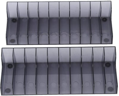 Dailygoods- Opbergrekken grote capaciteit - Opbergstandaard - Spel-cd-opbergplanken - Duurzaam ABS-materiaal - Compacte afmetingen 17x17x30 cm - Uitbreidbaar ontwerp - Game-opslag