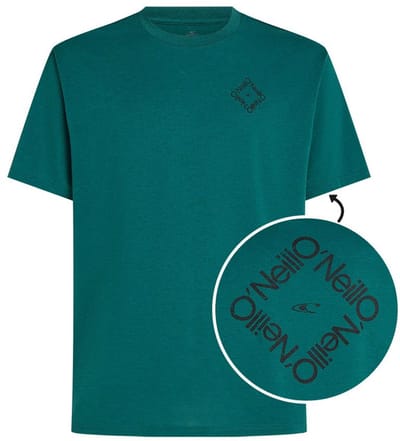 O'Neill heren O-hals shirt hybrid polygiene groen