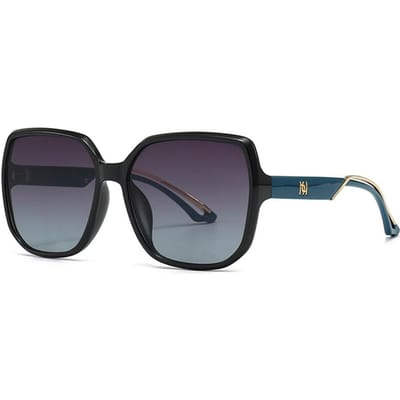 Luxe Designer Oversized Vierkante Zonnebril Vintage Punk Groot Montuur Klinknagel Elegante Bril Voor Vrouwen Mannen As the photo