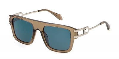 Just Cavalli SJC096 Marrone trasparente lucido 53/20/140 UNISEX Zonnebrillen
