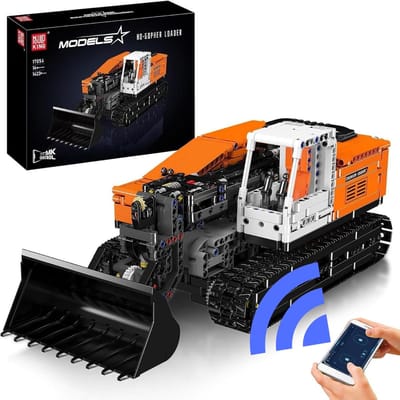Mould King 17054 - Technische Gopher Loader - Bouwpakket Puinlader met 1423 Stenen - Voor Kinderen en Volwassenen