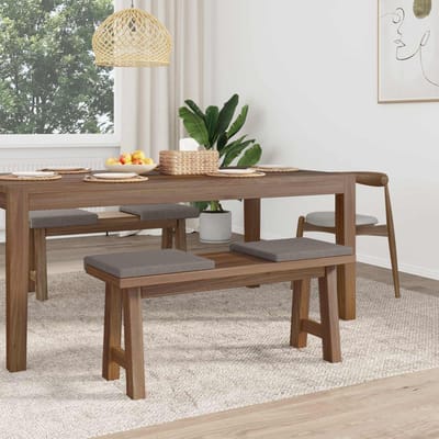 vidaXL - Bankkussen - 4 - st - Stof - Taupe - Diepte - 35 - cm
