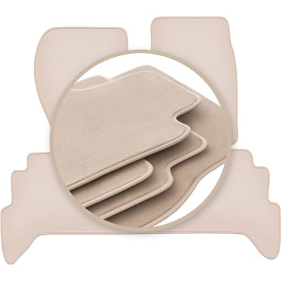 PREMIUM beige vloermatten voor: Land Rover Discovery I off-road 1989-1998