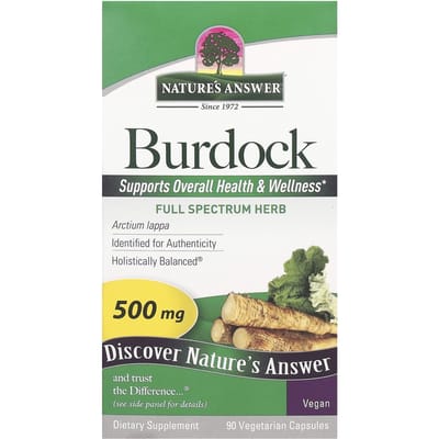 Nature'S Answer, Klis, Volledig Spectrum Kruid, 500Mg, 90 Plantaardige Capsules