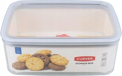 Curver Vershouddoos 2.3L Rechthoekig - Transparant / Grijs - Kunststof - Maat L - BPA Free